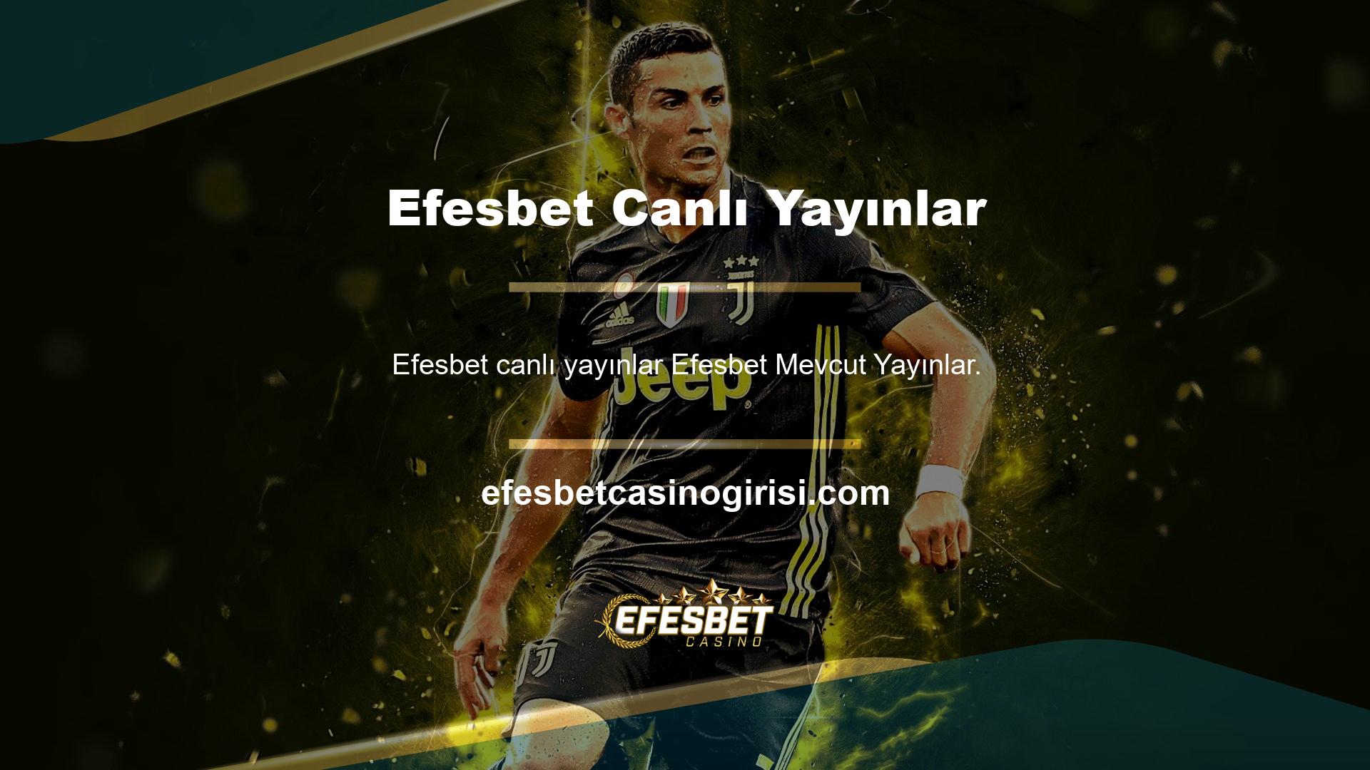 Efesbet mevcut yayınları ve ulaşacağınız tüm katı fırsatlara bahis yaparken ihtiyaç duyulacak her türlü etkileşimi de değerlendireceksiniz